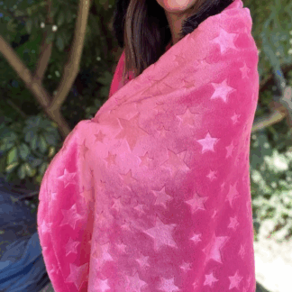 Manta Calentita Break - Estrella rosa