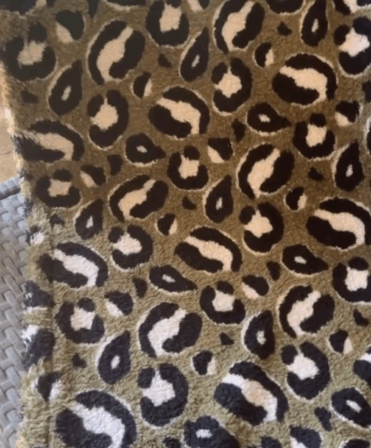 Manta To - Animal print verde - Imagen 4